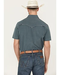 Cinch Men's Embroidered Americana Cowboy Short Sleeve Snap Western Shirt