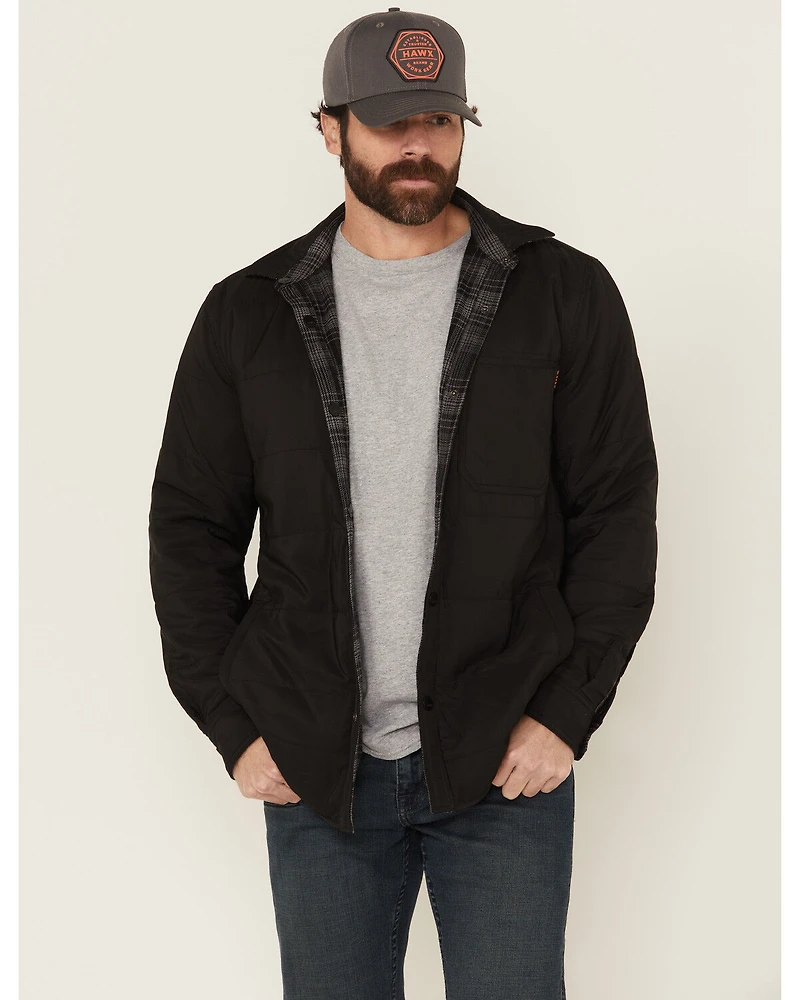 Hawx Men's Ashland Reversible Flannel Shirt Jacket