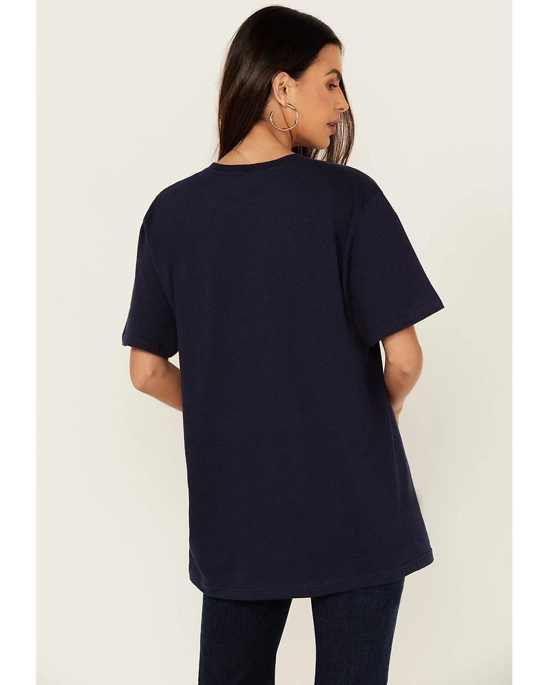 Bohemian Cowgirl Women's Eagle Destructed Short Sleeve Graphic Tee