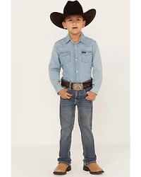 Cody James Boys' Stone Cold Wash Slim Boot Stretch Jeans - 4-8