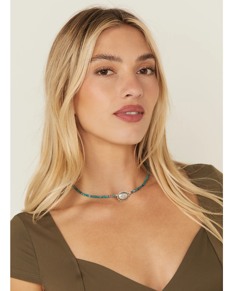 Paige Wallace Women's Cross Concho Necklace