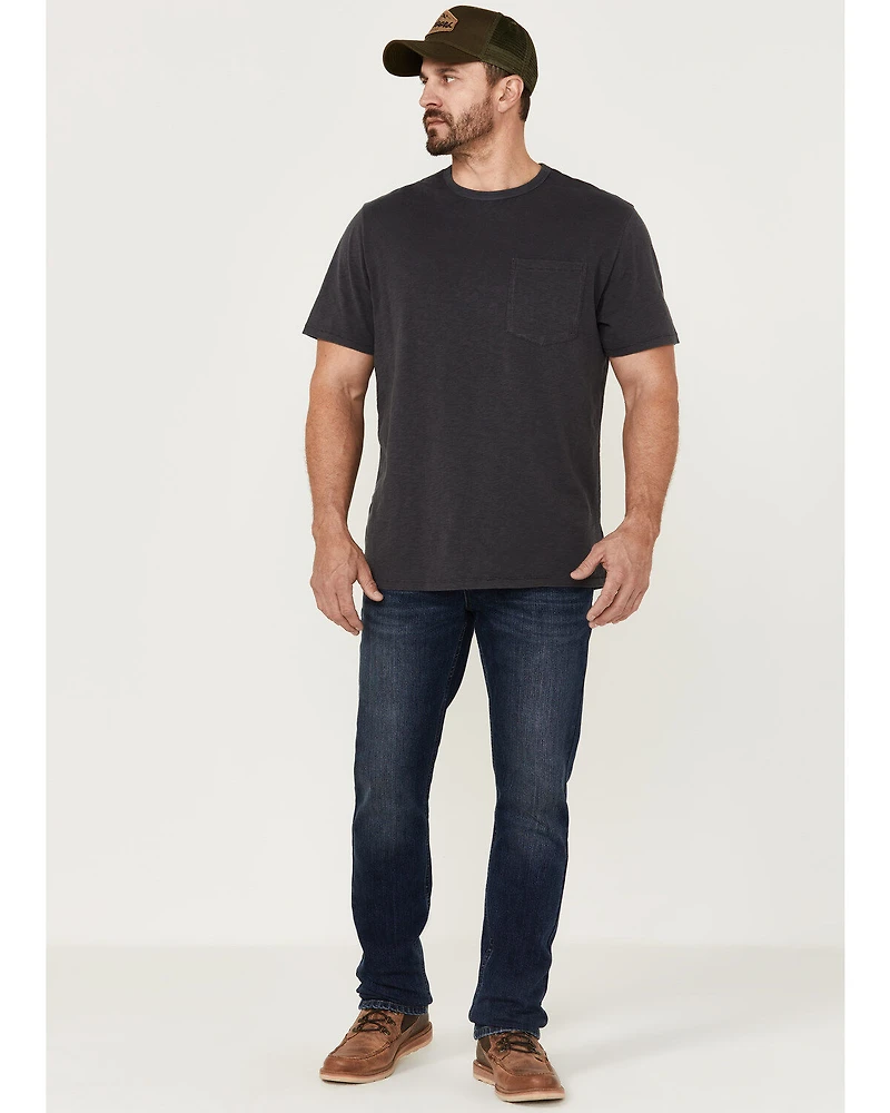 Brothers and Sons Men's Diamond Back Wash Tucker Slim Straight Stretch Denim Jeans