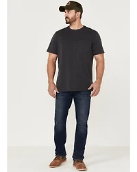 Brothers and Sons Men's Diamond Back Wash Tucker Slim Straight Stretch Denim Jeans
