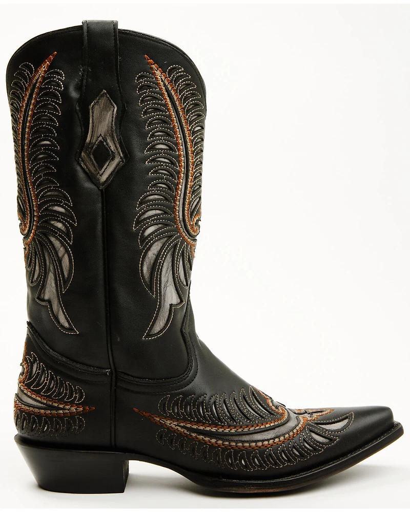 Corral Men's Inlay Western Boots - Snip Toe