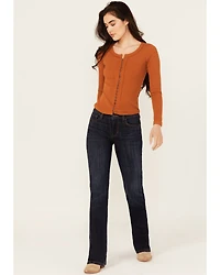 Idyllwind Women's Rebel Mid Rise Bootcut Stretch Denim Jeans