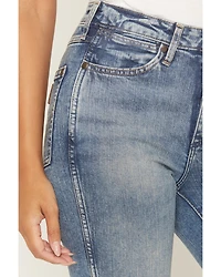 Wrangler Women's Dark Wash Mid Rise Bootcut Stretch Denim Jeans
