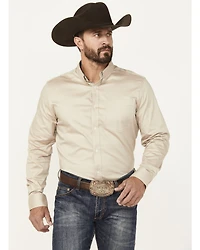 Cody James Men's Basic Twill Long Sleeve Button-Down Performance Western Shirt
