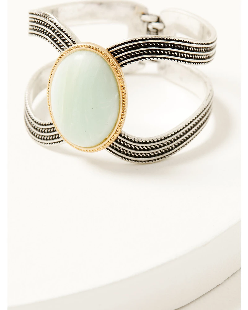 Shyanne Women's Luna Bella Turquoise Cuff Bracelet