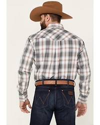 Roper Men's Amarillo Plaid Print Long Sleeve Western Snap Shirt