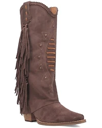 Dingo Women's Spirit Trail Fringe Tall Western Boots - Round Toe