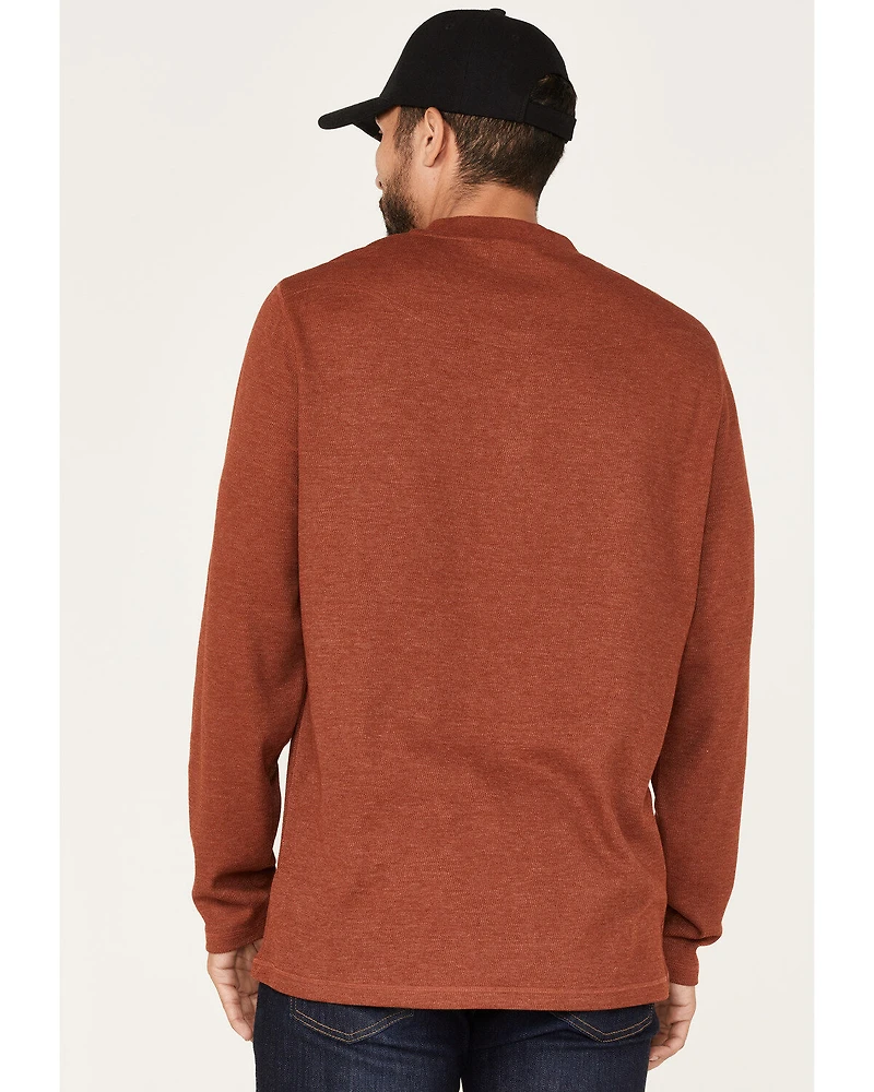 Brothers and Sons Men's Henley Thermal T-Shirt