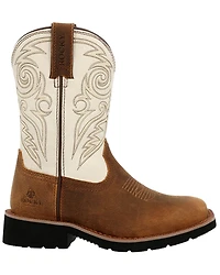 Rocky Little Boys' Monocrepe Western Boots - Broad Square Toe
