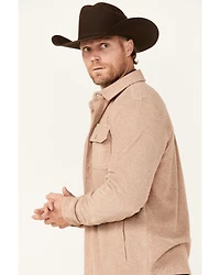 Cinch Men's Polar Fleece Long Sleeve Button-Down Shirt