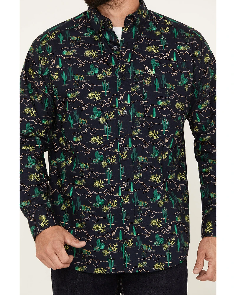 Ariat Men's Beckett All-Over Desert Print Button-Down Western Shirt
