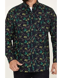 Ariat Men's Beckett All-Over Desert Print Button-Down Western Shirt