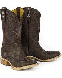 Tin Haul Men's Triangles Western Boots - Square Toe