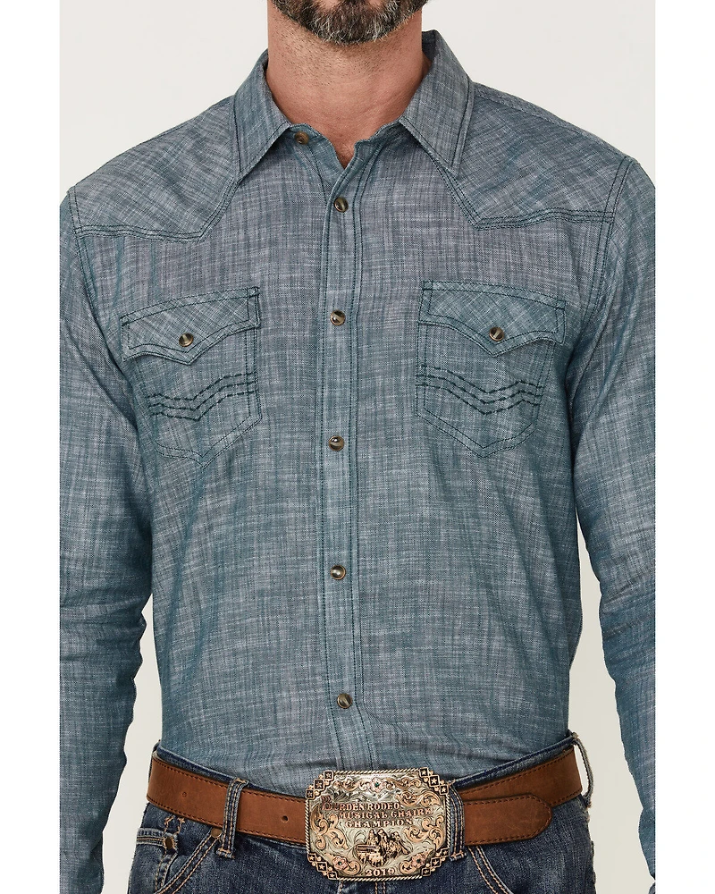 Cody James Men's Hotspot Solid Long Sleeve Snap Western Shirt