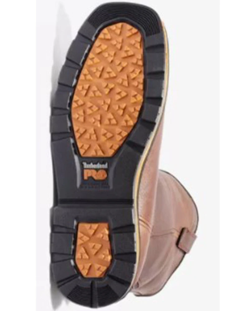 Timberland PRO Men's True Grit Pull-On Met Guard Waterproof Work Boots - Square Toe