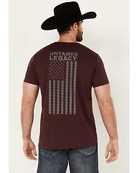 RANK 45® Men's Bedford American Flag Short Sleeve T-Shirt