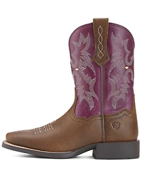 Ariat Girls' Tombstone Western Boots - Broad Square Toe