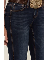 RANK 45® Women's Dark Wash Mid Rise Flare Jeans