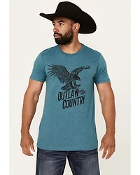 Moonshine Spirit Men's Soaring Eagle Short Sleeve Graphic T-Shirt