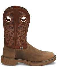 Justin Men's Rush Western Boots - Broad Square Toe