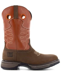 Frye Men's 10" Safety Crafted Wellington Work Boots - Steel Toe