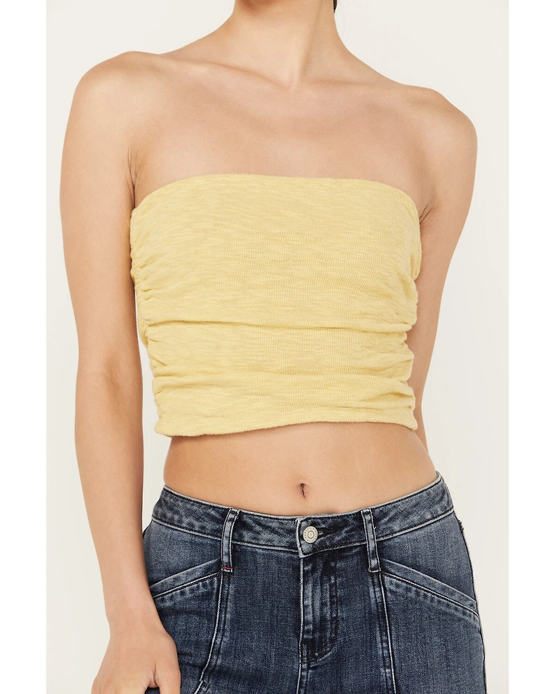 Free People Women's Boulevard Ruched Tube Top