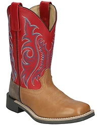 Smoky Mountain Little Boys' Barrett Western Boots - Broad Square Toe