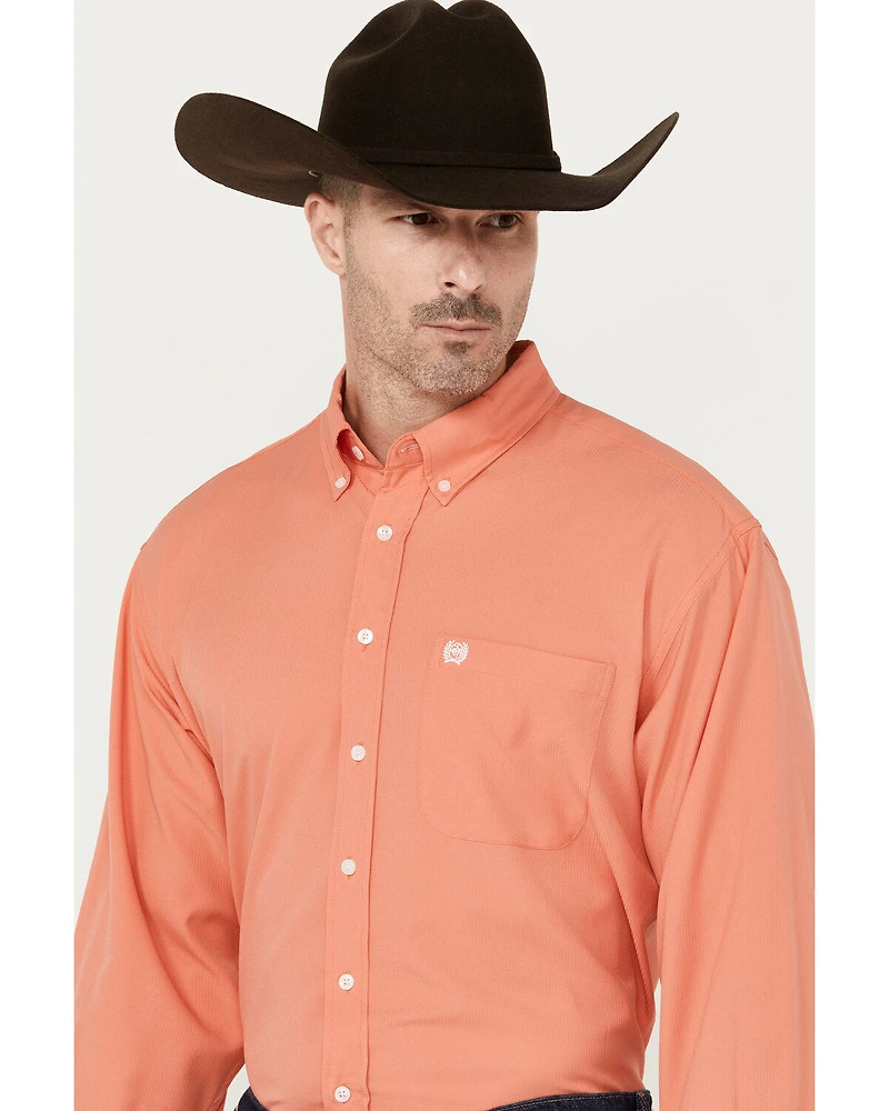 Cinch Men's ARENAFLEX® Solid Long Sleeve Button-Down Western Shirt
