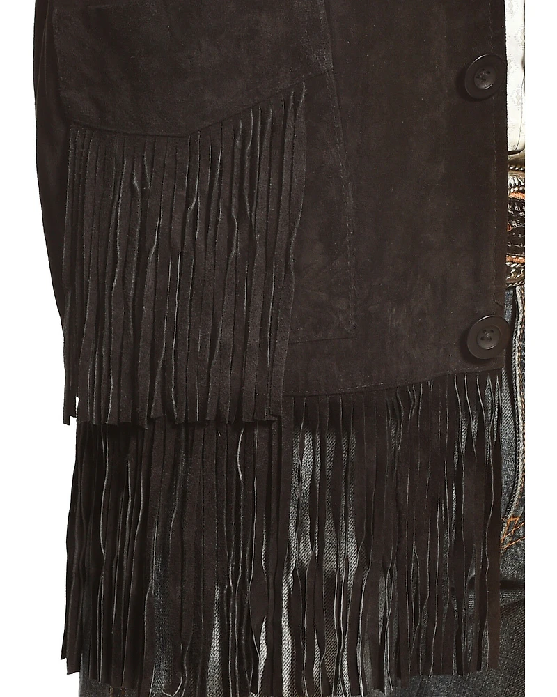 Liberty Wear Men's Suede Fringe Western Jacket