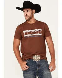 RANK 45® Men's Logo Southwestern Print Short Sleeve Graphic T-Shirt