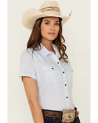 Ariat Women's Striped VentTek Short Sleeve Button-Down Western Shirt