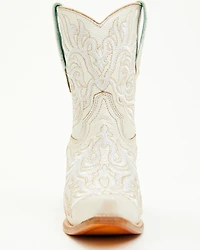 Corral Women's Embroidered Western Ankle Boots - Snip Toe