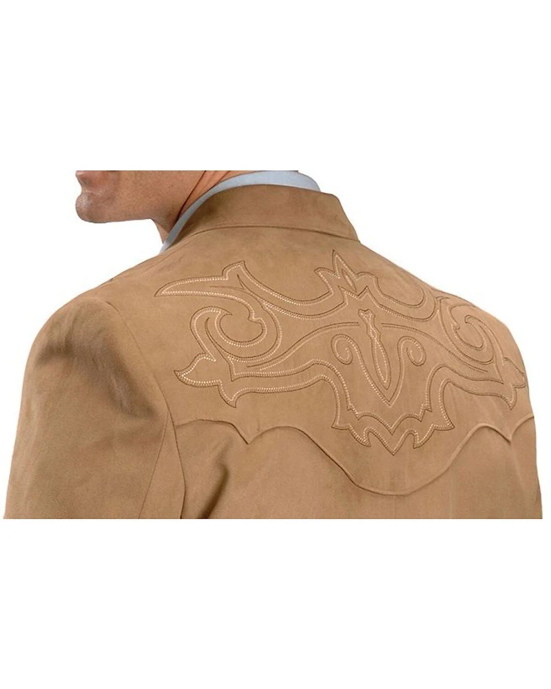 Circle S Men's Embroidered Microsuede Sport Coat