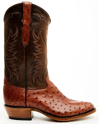 Tony Lama Men's Kenway Exotic Ostrich Western Boots - Round Toe