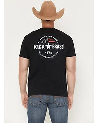 Kick Brass Men's Because Of The Brace Short Sleeve Graphic T-Shirt