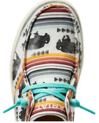 Ariat Women's Buffalo Print Full Vamp FLX Foam Lace-Up Casual Hilo - Moc Toe
