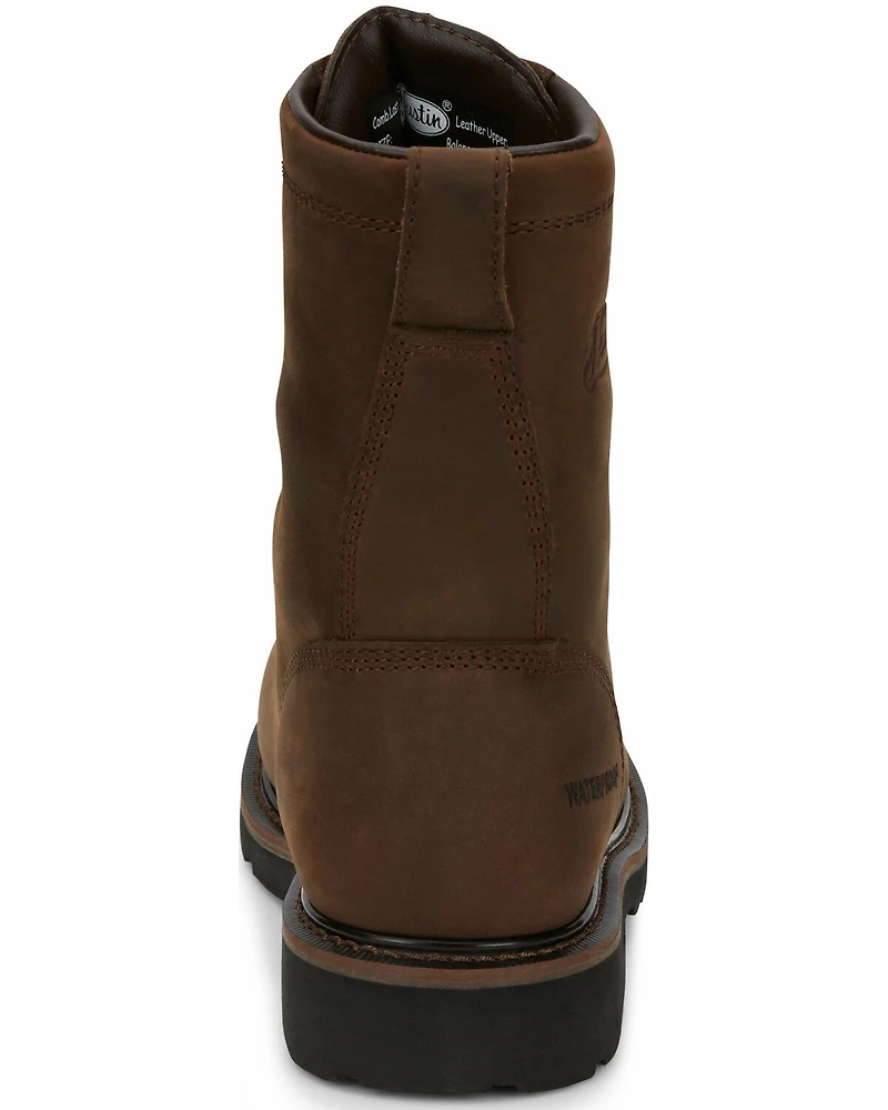 Justin Men's Drywall Waterproof Work Boots - Steel Toe