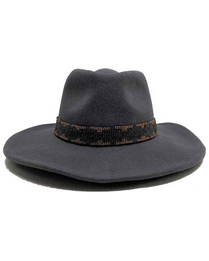 Nikki Beach Women's Rogue Felt Western Fashion Hat
