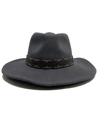 Nikki Beach Women's Rogue Felt Western Fashion Hat