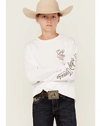 Cody James Boys' Western Spirit Long Sleeve Graphic T-Shirt