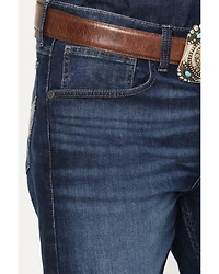 Wrangler 20X Men's 42MWX Chandler Medium Wash Vintage Bootcut Stretch Denim Jeans