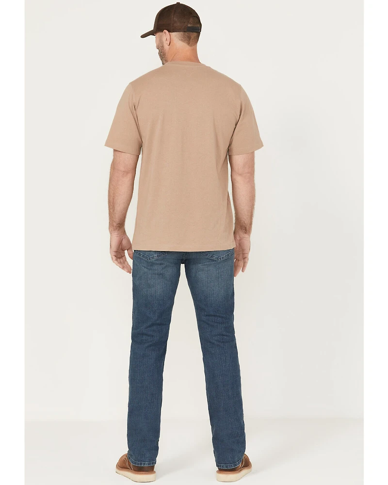 Hawx Men's Heritage Medium Wash Denim Work Jeans