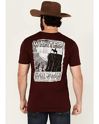 Cody James Men's Wanted Paper Short Sleeve Graphic T-Shirt
