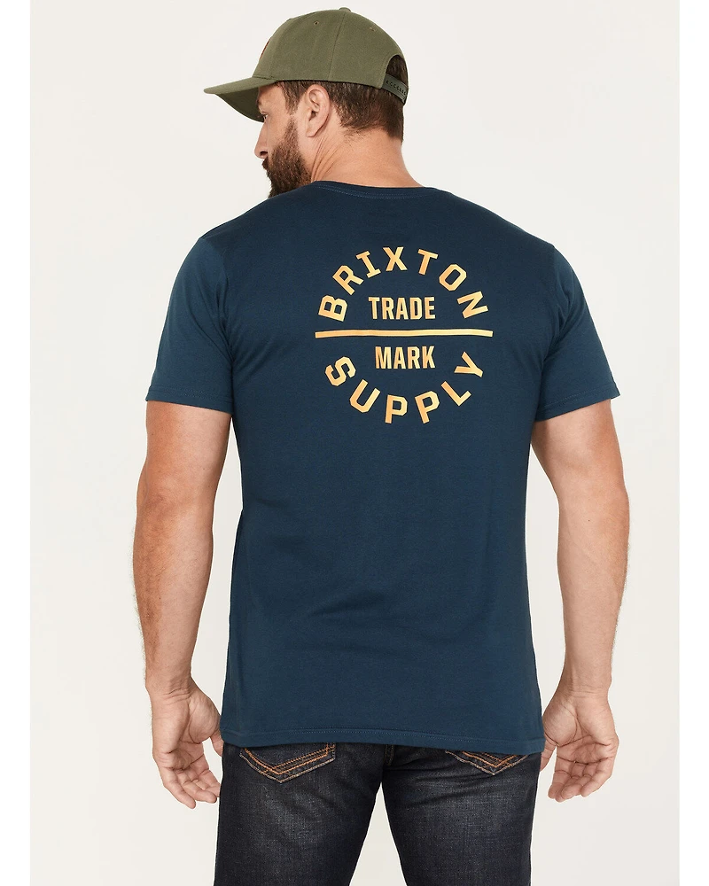 Brixton Men's Oath Logo Short Sleeve Graphic T-Shirt