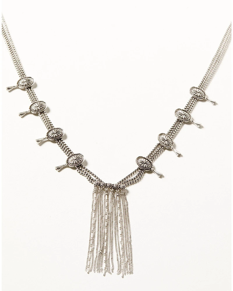 Shyanne Women's Desert Charm Concho Necklace