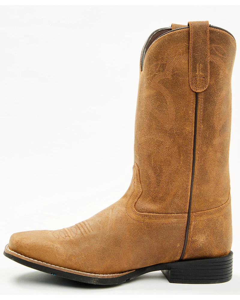 Roper Men's Monterey Roughout Western Boots - Square Toe