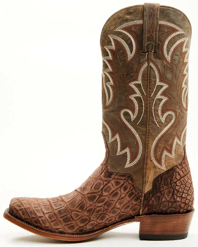 El Dorado Men's Exotic Alligator Western Boots